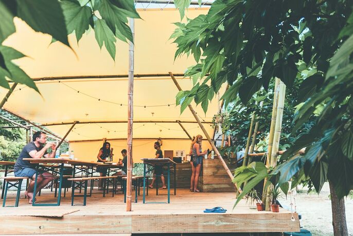 Imagen del bar/restaurante del Star Surf Camps Moliets. Foto 15