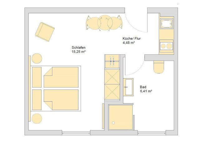 Imagen de la habitación del Sternen Bohlingen Aparthotel. Foto 12
