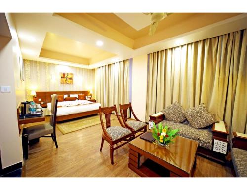 Imagen general del The Red Velvet Hotel Samarpan, Patna. Foto 8