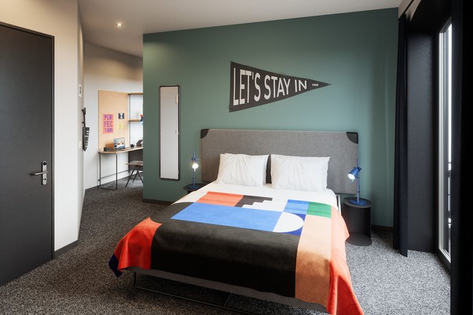 Imagen de la habitación del The Social Hub Madrid. Foto 2