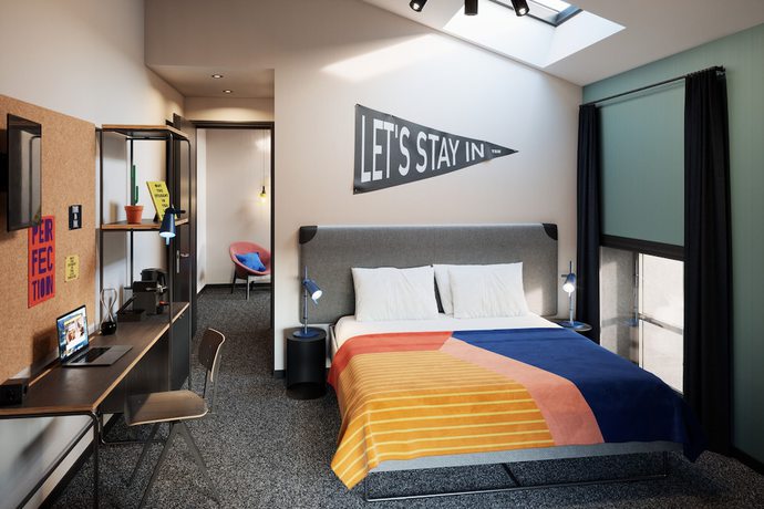 Imagen de la habitación del The Social Hub Madrid. Foto 11