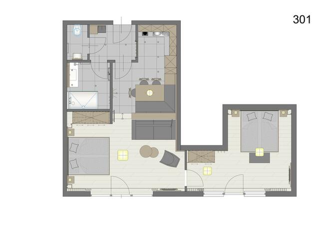 Imagen general del Thermenappartements Kurparkhotel. Foto 7