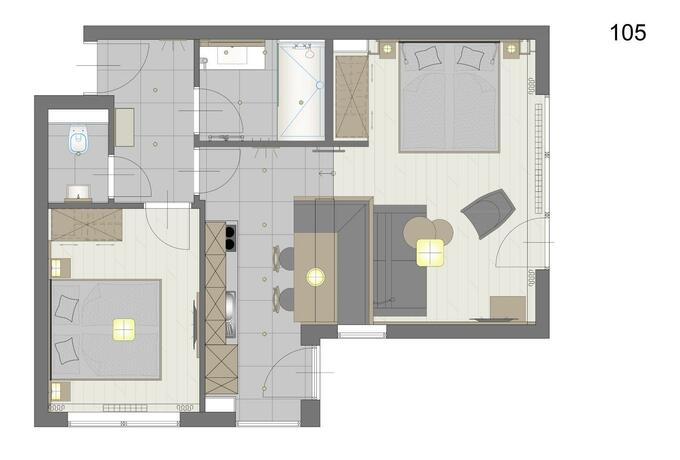 Imagen general del Thermenappartements Kurparkhotel. Foto 9