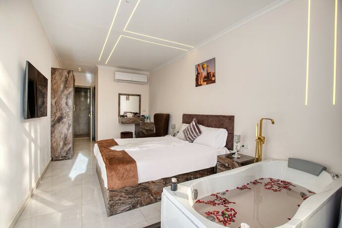 Imagen general del Tree Lounge Pyramids View INN, Sphinx Giza.. Foto 4