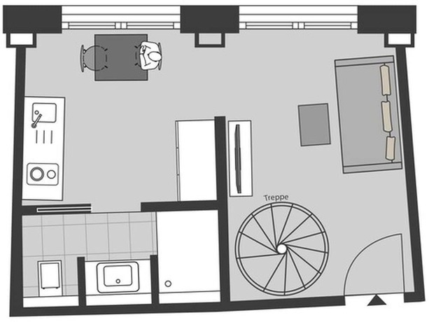 Imagen de la habitación del &Uuml;berFluss Apartments. Foto 12