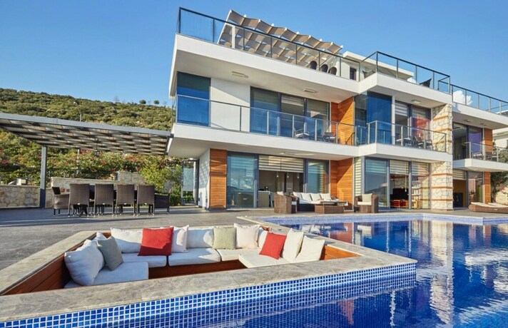 Imagen de la habitación del Villa Elmas -stunning 5 bed Villa With Rooftop bar. Foto 19