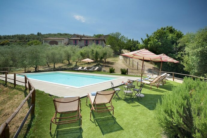 Imagen de la habitación del Villa La Poiana 10 in Radda in Chianti. Foto 19