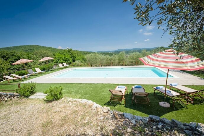 Imagen de la habitación del Villa La Poiana 10 in Radda in Chianti. Foto 20