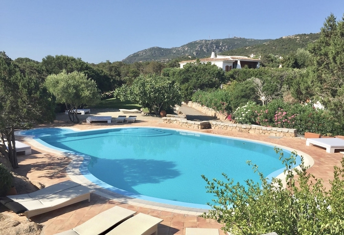 Imagen de la piscina del Ville vista mare a Porto Cervo. Foto 16