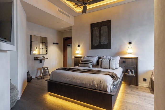 Imagen de la habitación del Wabi-Sabi H&ocirc;tel Lorrain. Foto 16