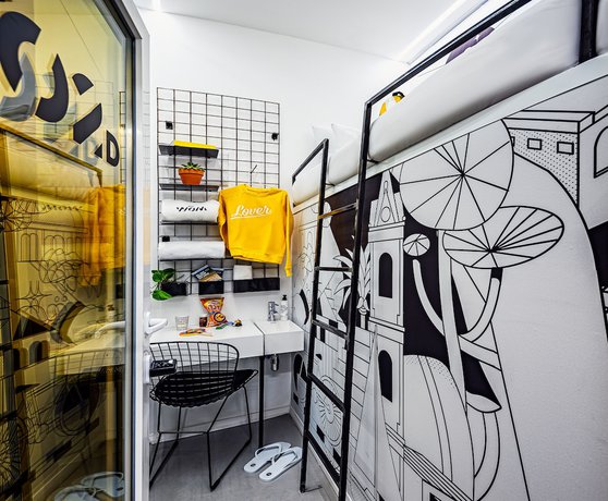 Imagen de la habitación del Wom Allenby Pod Hotel - a member of Brown Hotels. Foto 17