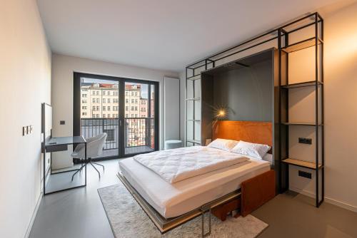 Imagen de la habitación del YUMA Apartments Leipzig Berliner Stra&szlig;e. Foto 20