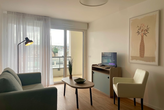 Imagen de la habitación del Zenao Appart\'h&ocirc;tel Saint-Maur-des-Foss&eacute;s. Foto 10