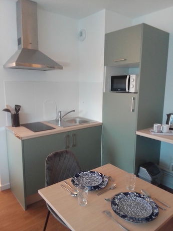 Imagen de la habitación del Zenao Appart\'h&ocirc;tels Boulogne-sur-Mer - La Rose des Vents. Foto 3
