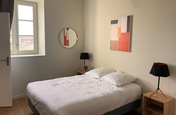 Imagen de la habitación del Zenao Appart\'h&ocirc;tels Cognac. Foto 6