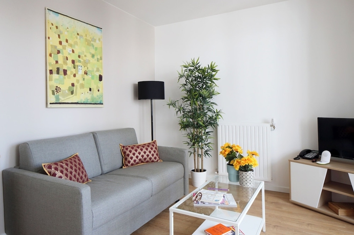 Imagen de la habitación del Zenao Appart\'h&ocirc;tels Massy. Foto 4