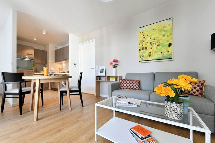 Imagen de la habitación del Zenao Appart\'h&ocirc;tels Massy. Foto 13
