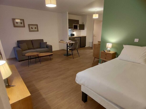 Imagen de la habitación del Zenao Appart\'h&ocirc;tels Montivilliers. Foto 2