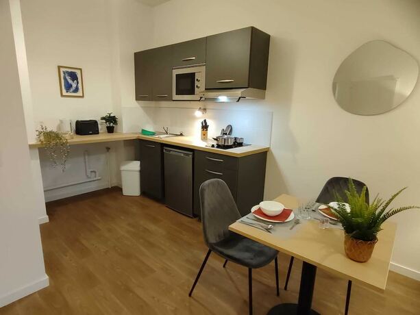 Imagen de la habitación del Zenao Appart\'h&ocirc;tels Montivilliers. Foto 5