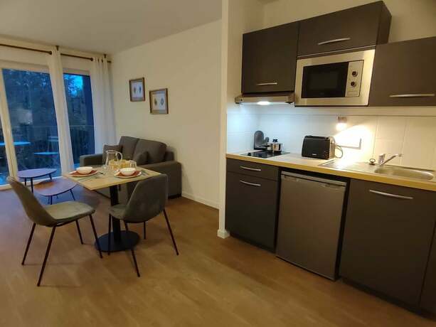 Imagen de la habitación del Zenao Appart\'h&ocirc;tels Montivilliers. Foto 8