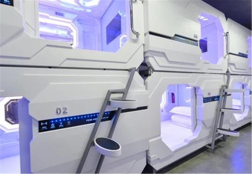 Imagen general del Zhuhai Zhumengzhe Capsule Hotel Shuiwan Road. Foto 4