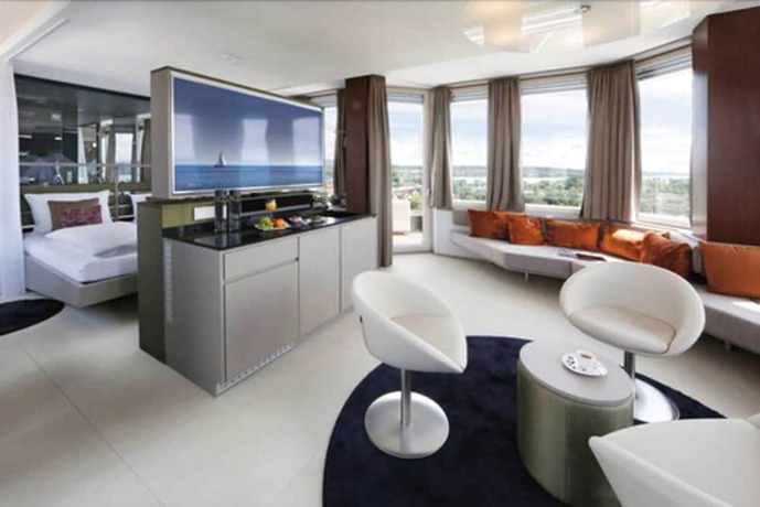 Imagen de la habitación del aquaTurm Hotel plus Energie. Foto 16