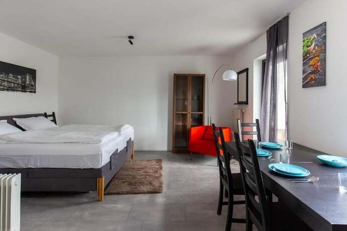 Imagen de la habitación del area24I7 Europaplatz Apartment. Foto 17