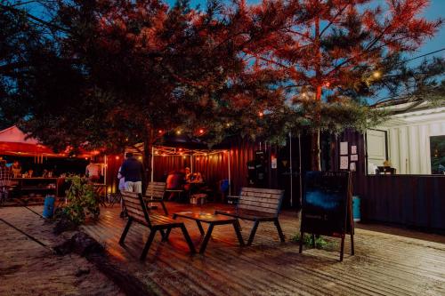 Imagen general del raus und gut Glamping am Gr&auml;bendorfer See. Foto 17