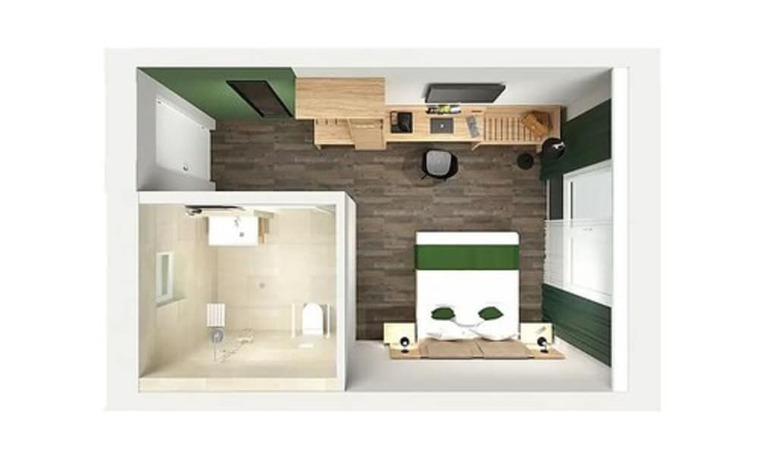 Imagen de la habitación del trendic hotel. Foto 2