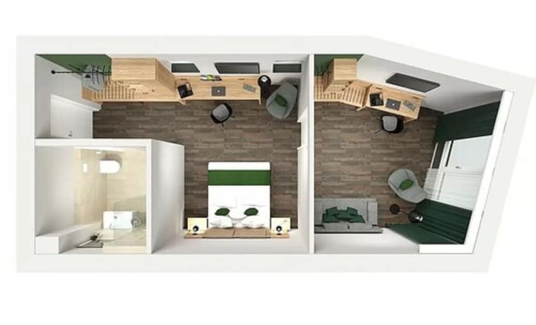 Imagen de la habitación del trendic hotel. Foto 12
