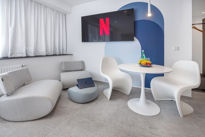 Imagen de la habitación del zzzpace Smart-Hotel Krefeld. Foto 5
