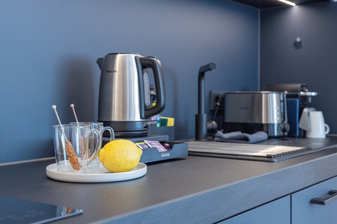 Imagen de la habitación del zzzpace Smart-Hotel Krefeld. Foto 10