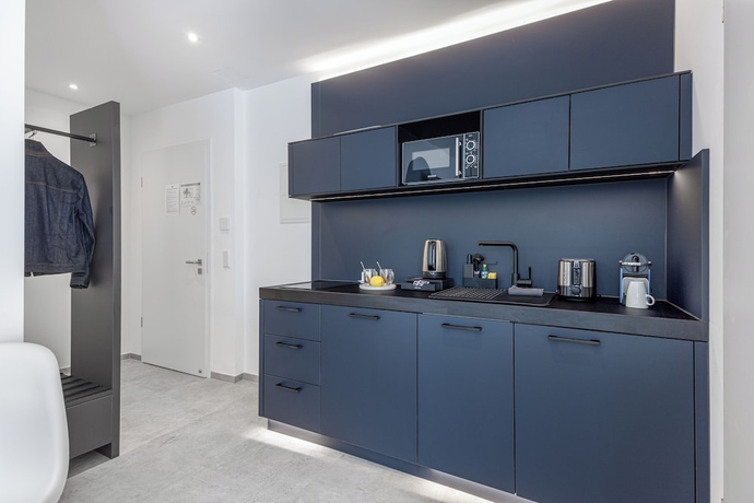 Imagen de la habitación del zzzpace Smart-Hotel Krefeld. Foto 15