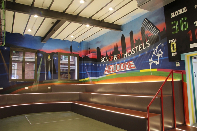 Imagen de los interiores del Albergue Bcnsporthostels. Foto 8