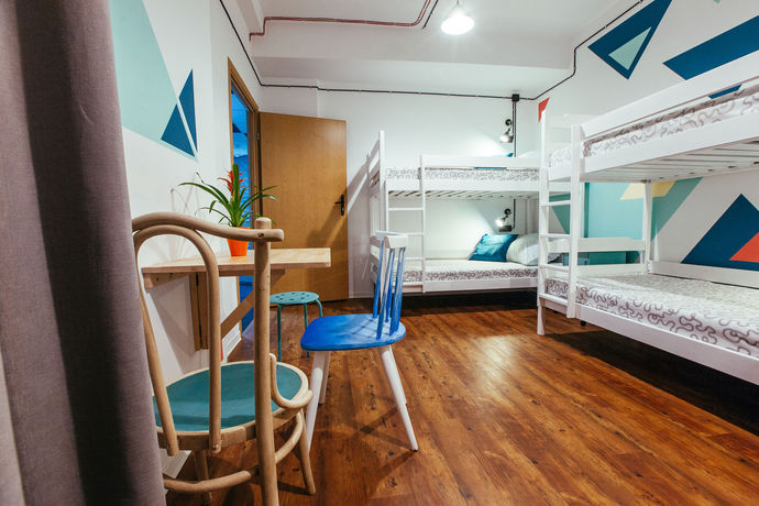 Imagen de la habitación del Albergue Hipstel. Foto 9