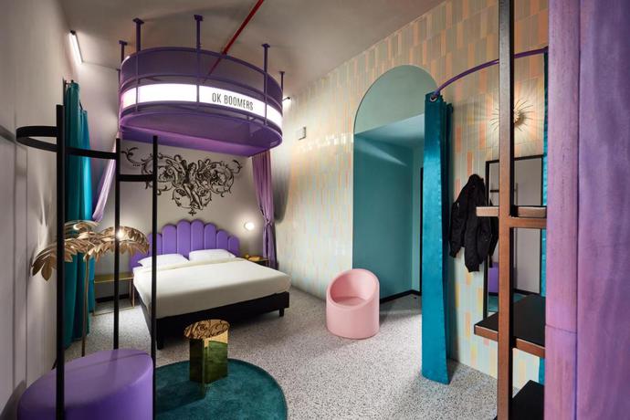 Imagen de la habitación del Albergue JO&JOE Roma. Foto 2