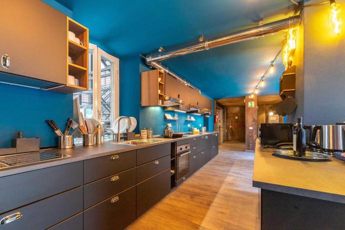 Imagen de los interiores del Albergue Ostello Bello Genova. Foto 12