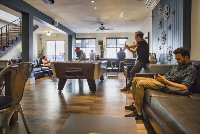 Imagen de los interiores del Albergue Samesun Hollywood - Hostel. Foto 9