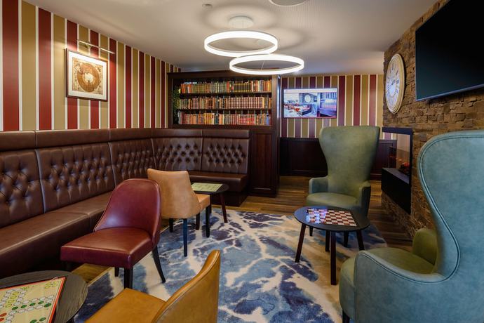 Imagen del bar/restaurante del Apartahotel Adagio Frankfurt City Messe. Foto 2