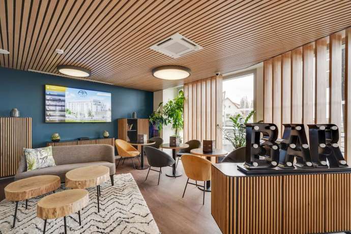 Imagen del bar/restaurante del Apartahotel All Suites Massy Palaiseau. Foto 2