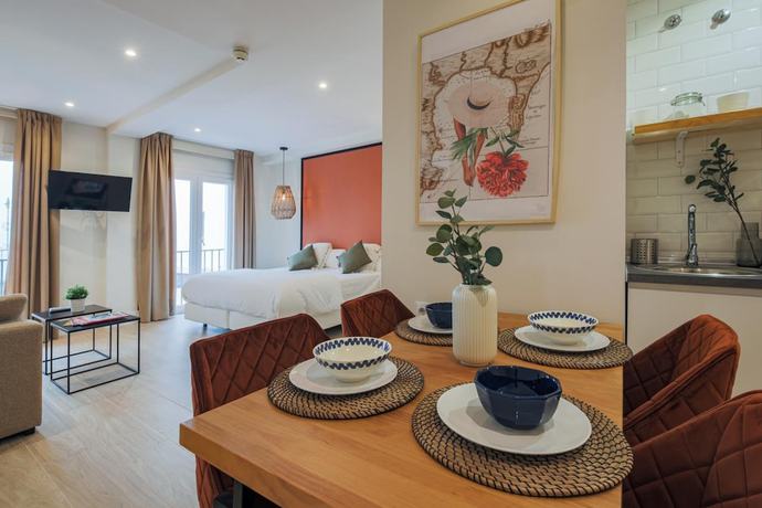 Imagen de la habitación del Apartahotel Apartamentos Magna Sevilla. Foto 12