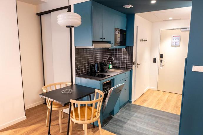 Imagen de la habitación del Apartahotel Aparthotel Adagio Access Rouen Centre Cathédrale. Foto 8