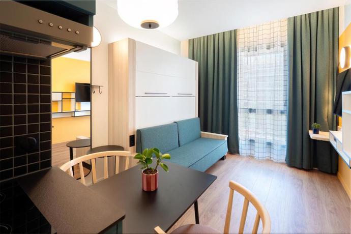 Imagen de la habitación del Apartahotel Aparthotel Adagio Access Rouen Centre Cathédrale. Foto 9