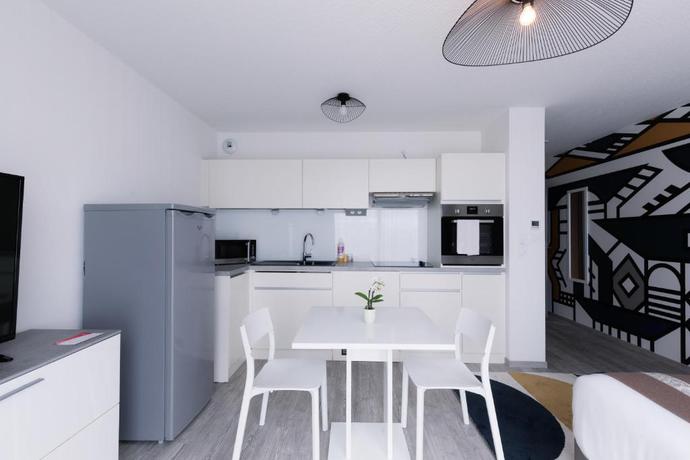 Imagen de la habitación del Apartahotel Aparthotel Adagio Bâle Mulhouse Airport. Foto 7