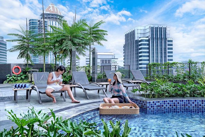 Imagen de la piscina del Apartahotel Citadines Antasari Jakarta. Foto 13