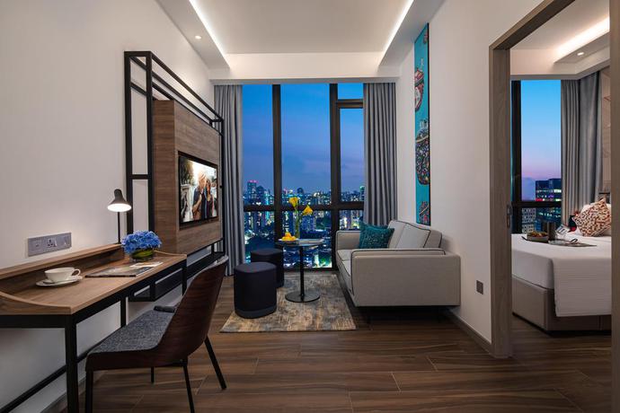 Imagen de la habitación del Apartahotel Citadines Balestier Singapore. Foto 4