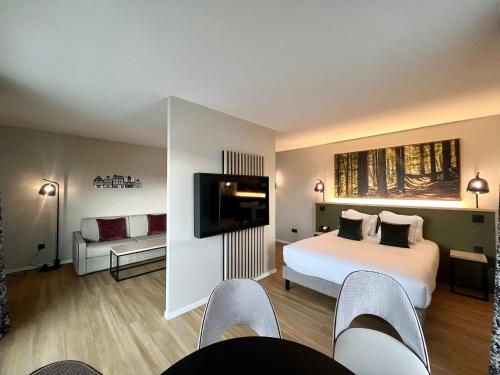 Imagen de la habitación del Apartahotel Citadines Eurometropole Strasbourg. Foto 10