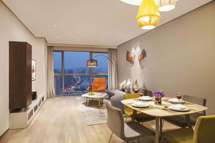 Imagen de los interiores del Apartahotel Citadines Intime City Hangzhou. Foto 16