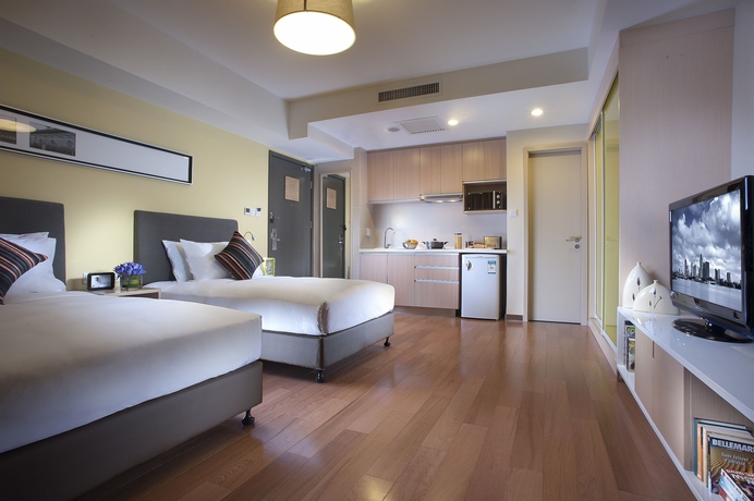Imagen de la habitación del Apartahotel Citadines Xingqing Palace Xi'an. Foto 3