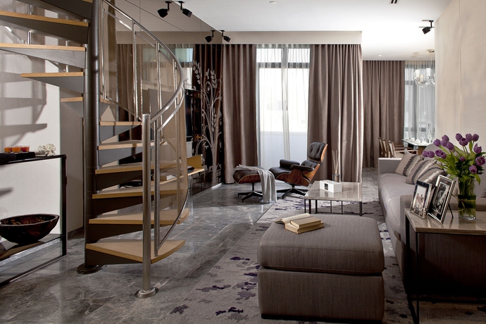 Imagen de los interiores del Apartahotel Fraser Suites Singapore. Foto 14